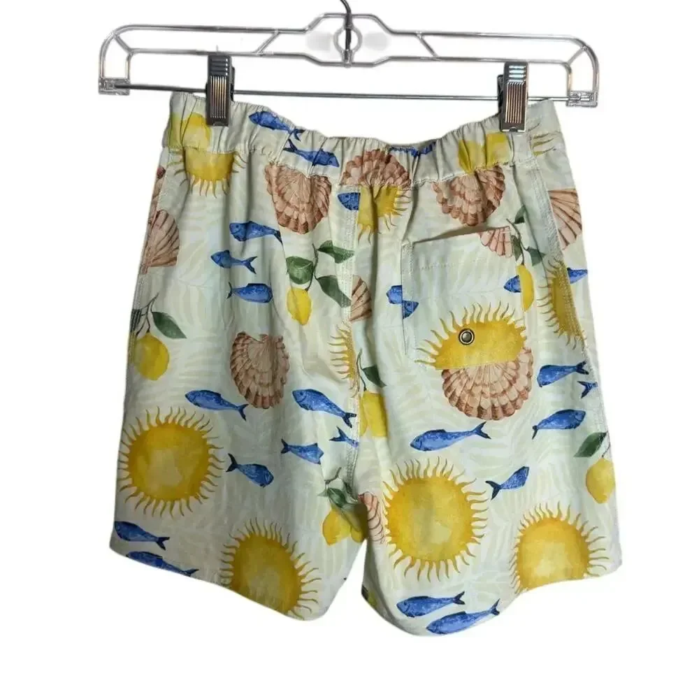 Citrine Johnny Boardies Paloma Print Boys Sz. 12
